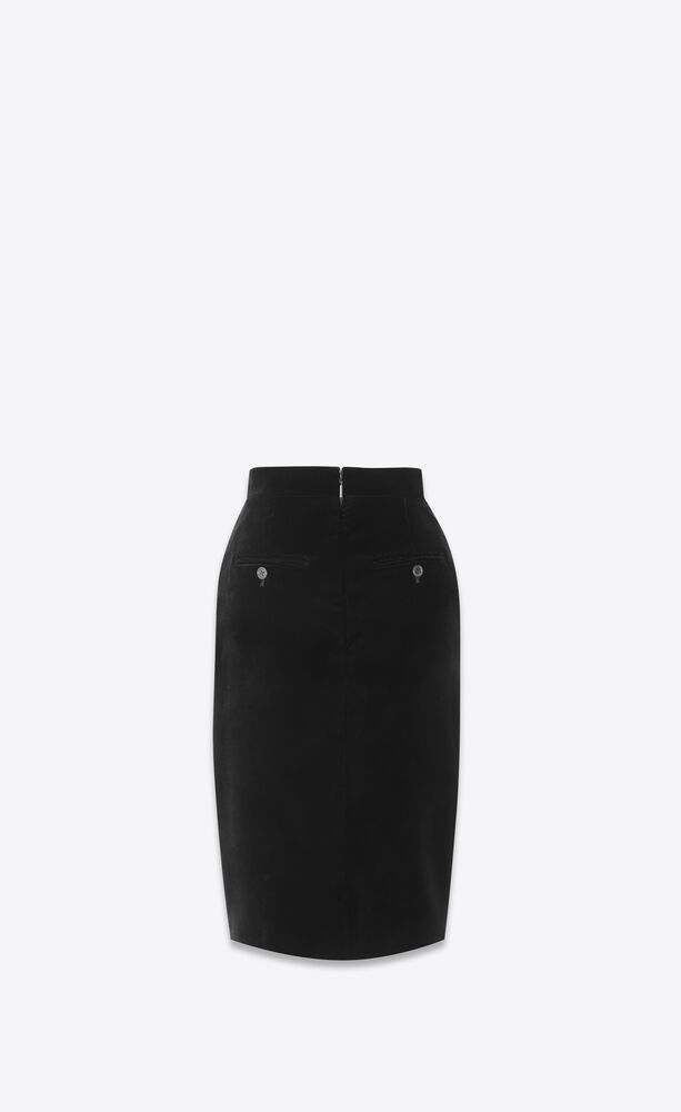 Олівцева спідниця з оксамиту Олівцева спідниця з оксамиту