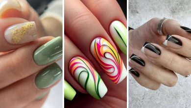 Манікюр для нігтів середньої довжини