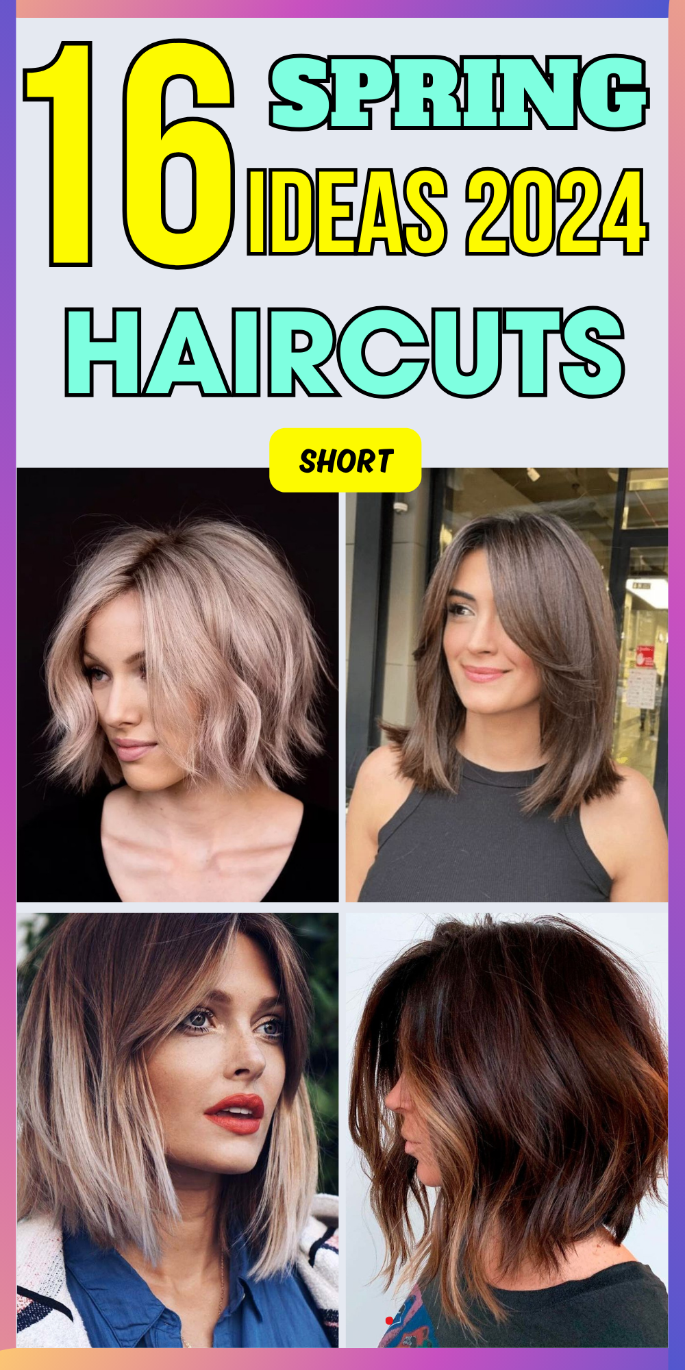 2024's Top Short Spring Haircuts: Chic Styles for a Fresh Seasonal Look